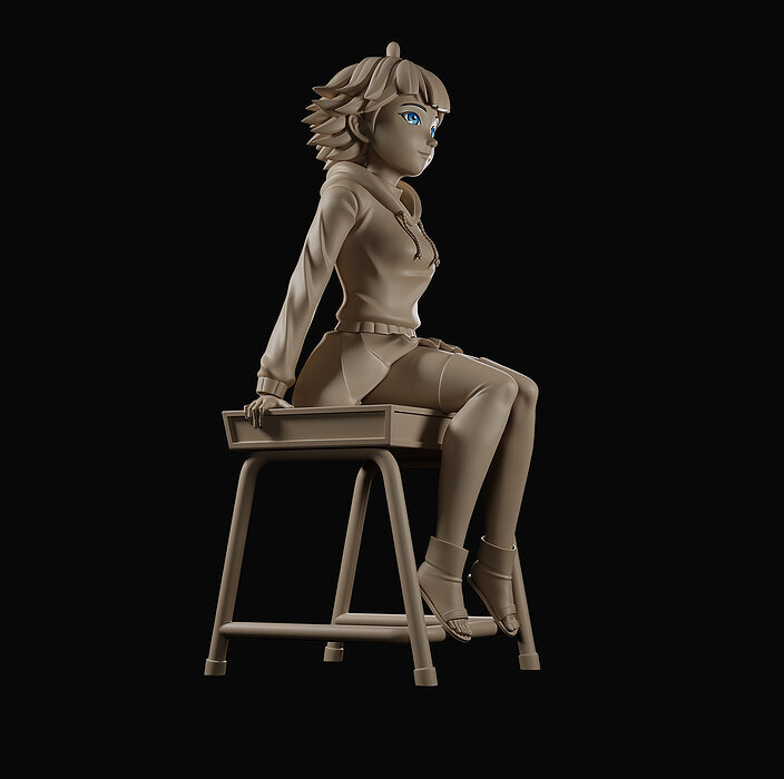 HIMAWARI 3D STL Model — view 3