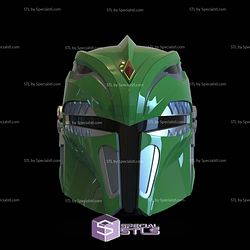 Cosplay STL Files Mandalorian Green Ranger 3D Model