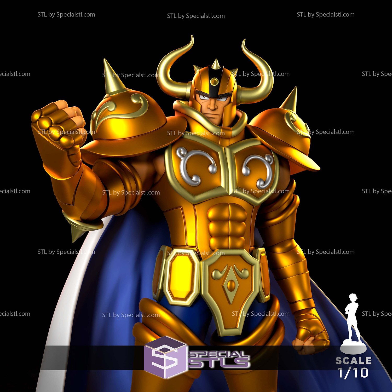 Taurus Aldebaran 235mm 3D Printer Files STL Model — view 2