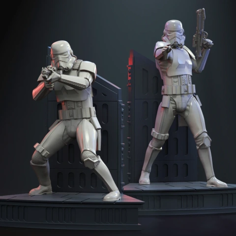 Imperial Stormtrooper 3D Printer Files | Assembly STL Model