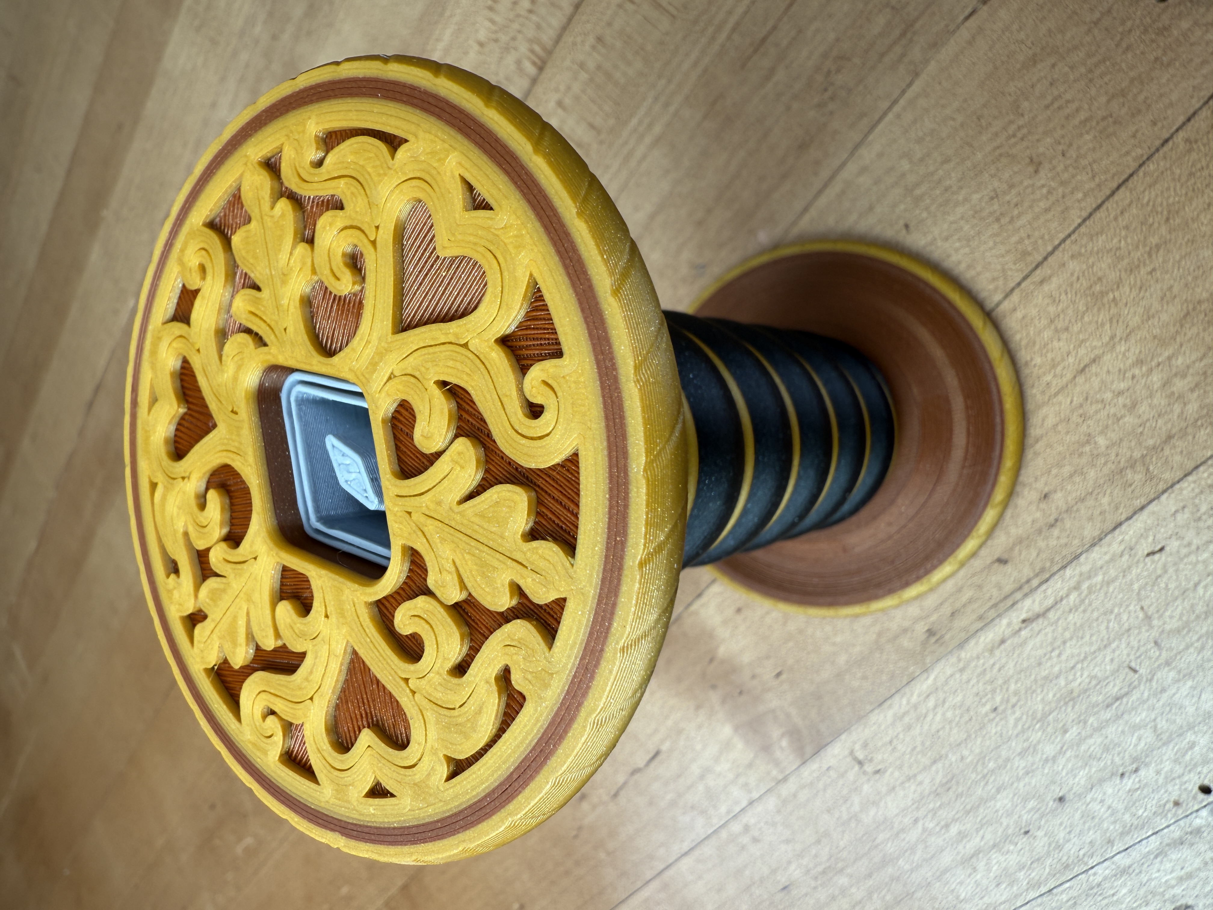 Collapsing Rondel Dagger #2 3D STL Model — view 6