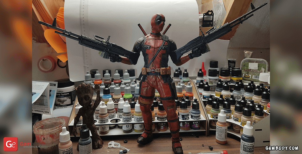 Deadpool 3D Printer Files | Assembly STL Model