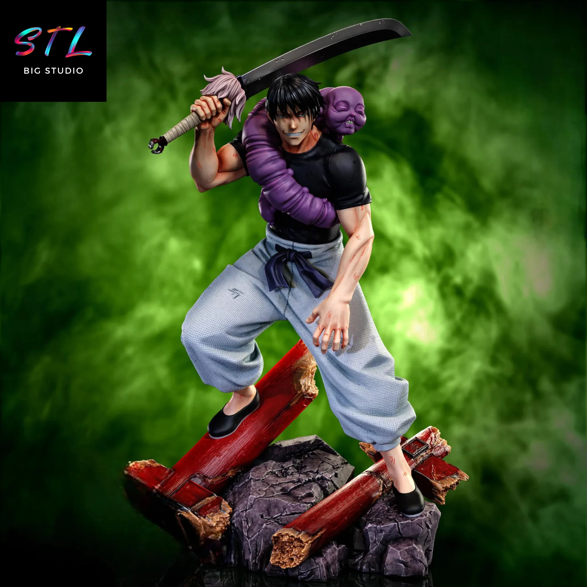 Toji Fushiguro STL | Jujutsu Kaisen | 3D Figure to Print Model