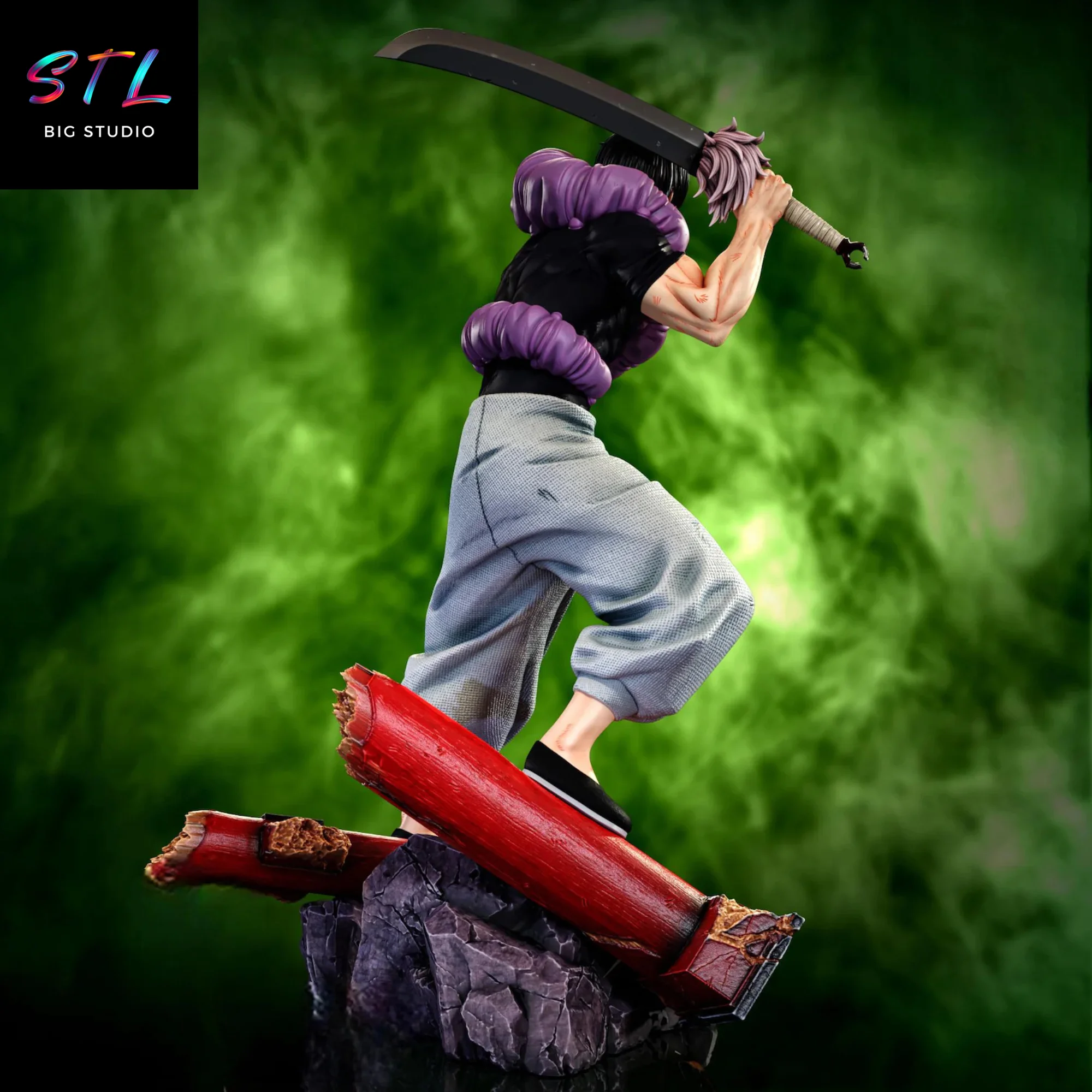Toji Fushiguro STL | Jujutsu Kaisen | 3D Figure to Print Model — view 2