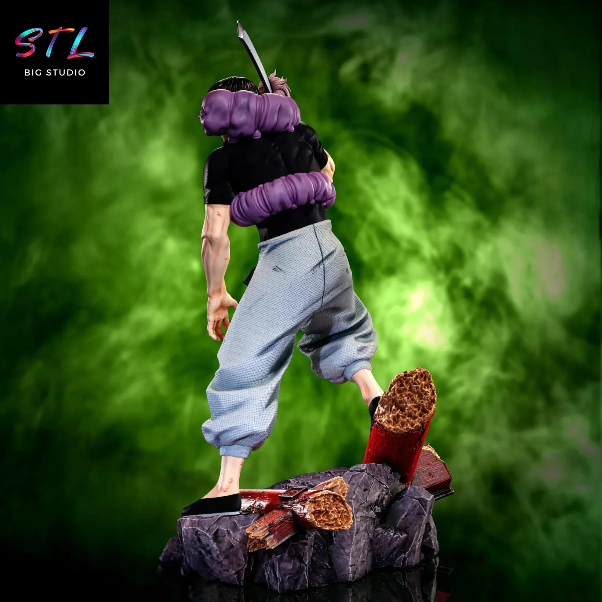 Toji Fushiguro STL | Jujutsu Kaisen | 3D Figure to Print Model — view 3