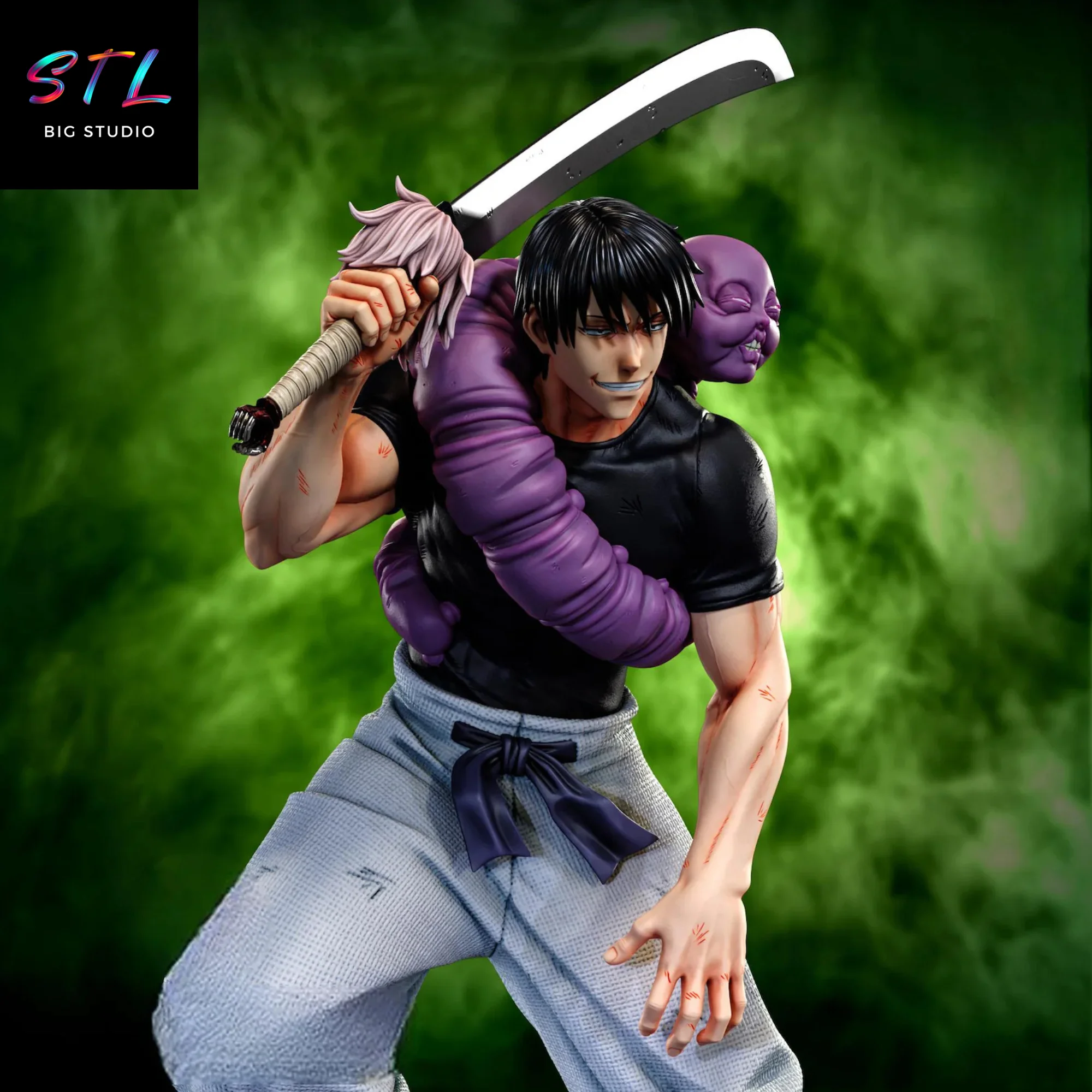 Toji Fushiguro STL | Jujutsu Kaisen | 3D Figure to Print Model — view 4