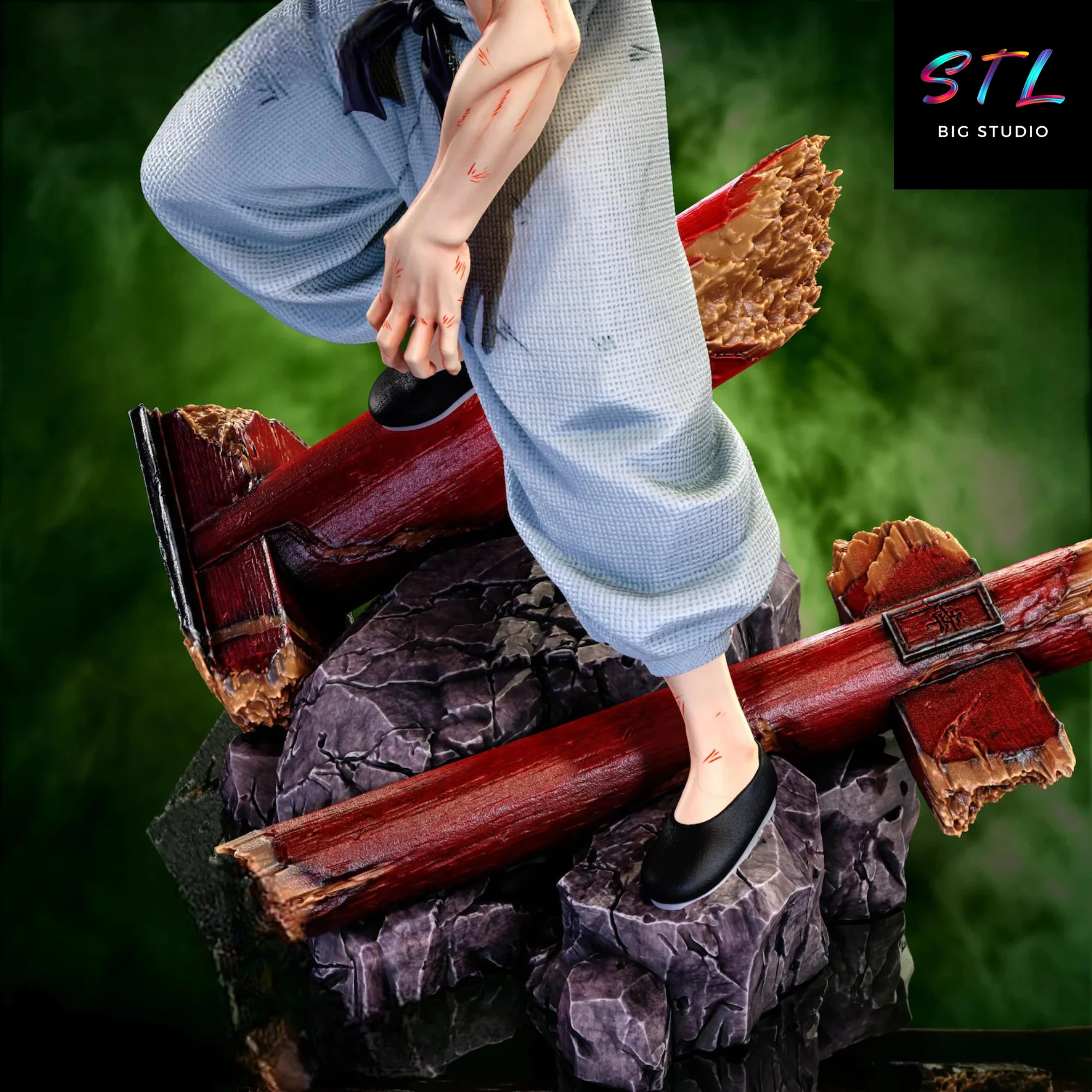 Toji Fushiguro STL | Jujutsu Kaisen | 3D Figure to Print Model — view 5