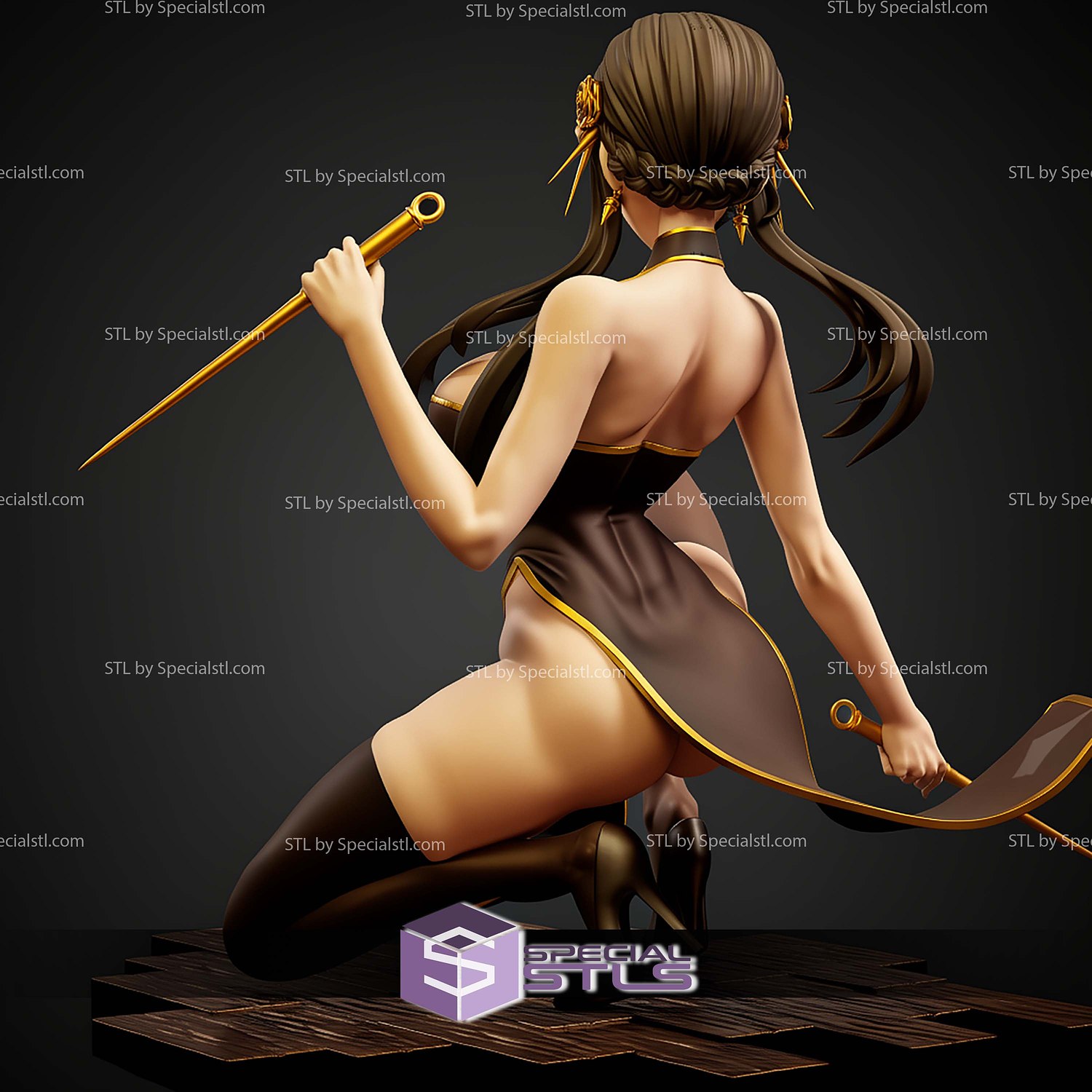 Yor Forger Sexy 1 7 STL Files 3D Model — view 2