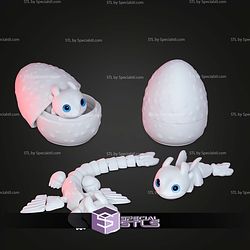 Super Basic STL Light Fury Dragons 3D Model