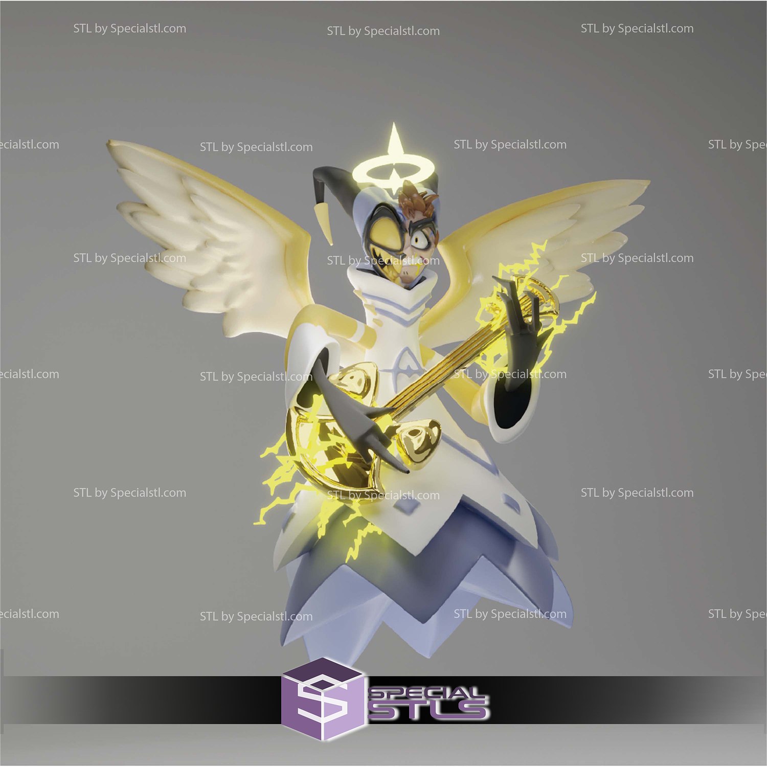 Adam de Hazbin Hotel Digital Sculpture 3D STL Model — view 2