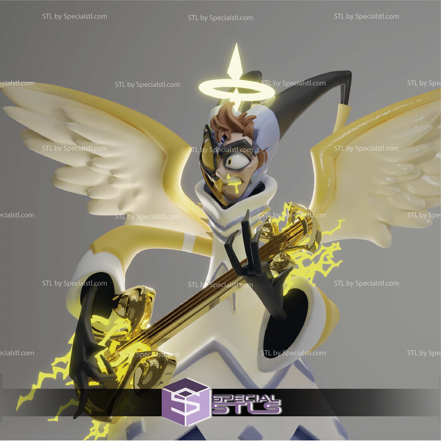 Adam de Hazbin Hotel Digital Sculpture 3D STL Model — view 3