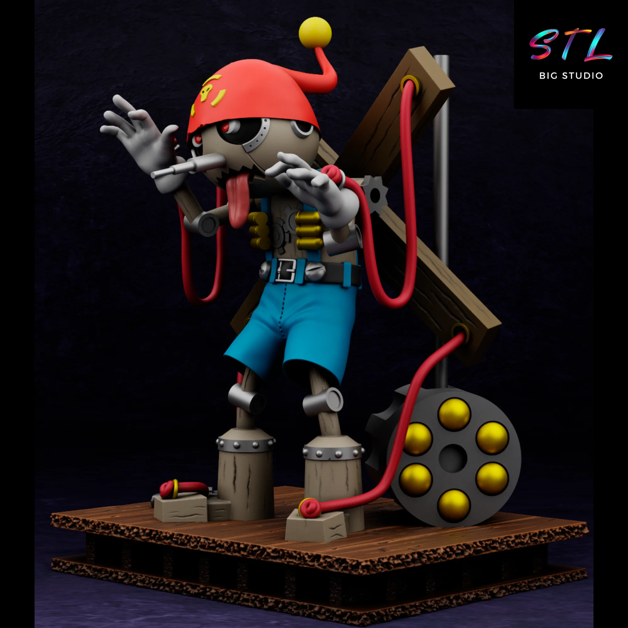 Puppetmon STL | Digimon | 3D Printable Model Model — view 2