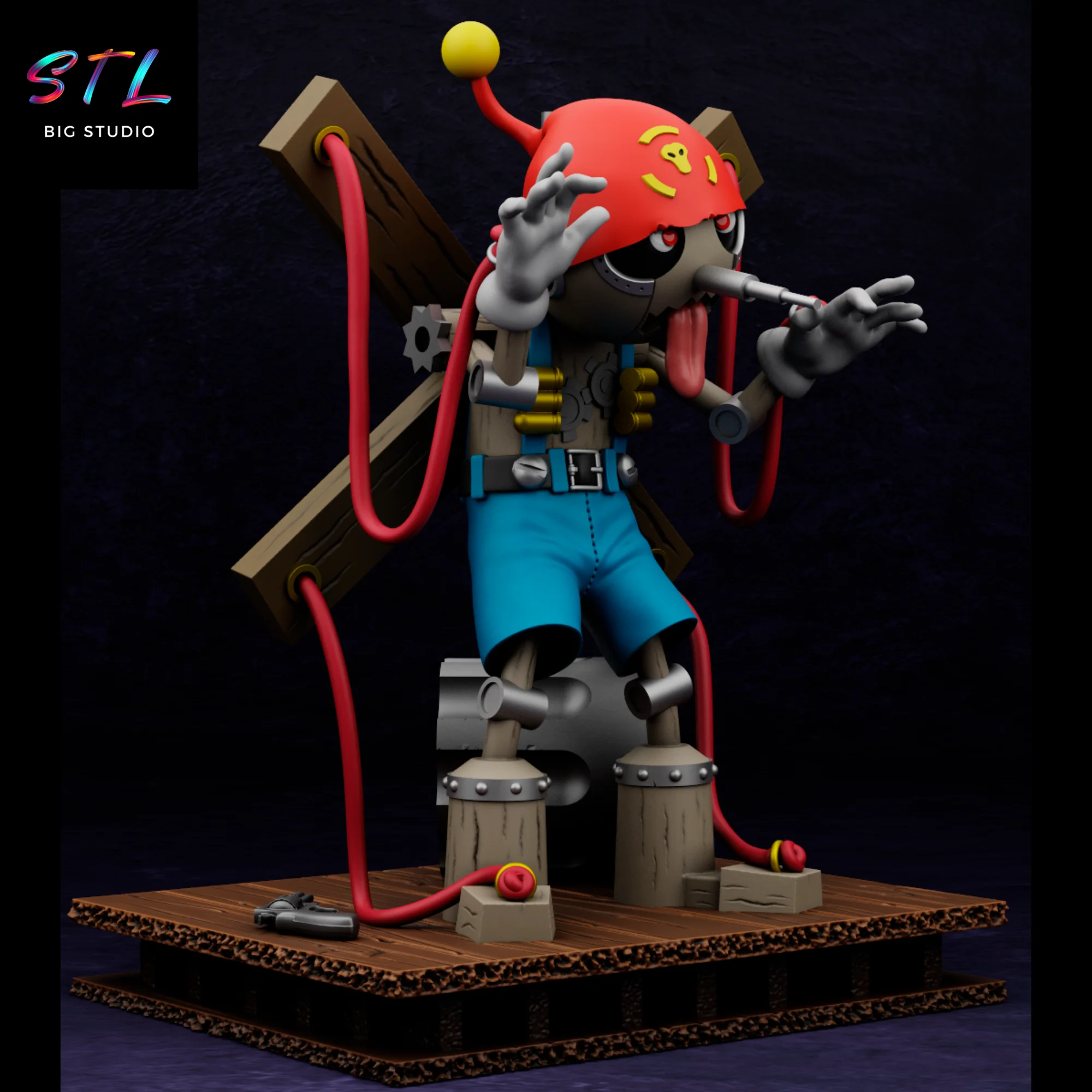 Puppetmon STL | Digimon | 3D Printable Model Model — view 3
