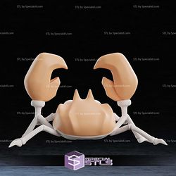 Life Sized Krabby Pokemon 3D Printer Files STL Model
