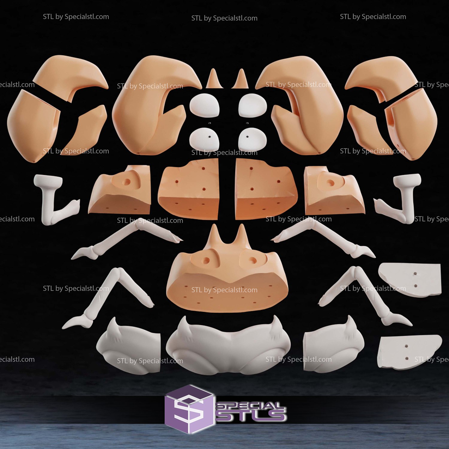 Life Sized Krabby Pokemon 3D Printer Files STL Model — view 2