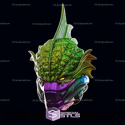 Custom Head STL Collection - Triton Marvel Mask 3D Model
