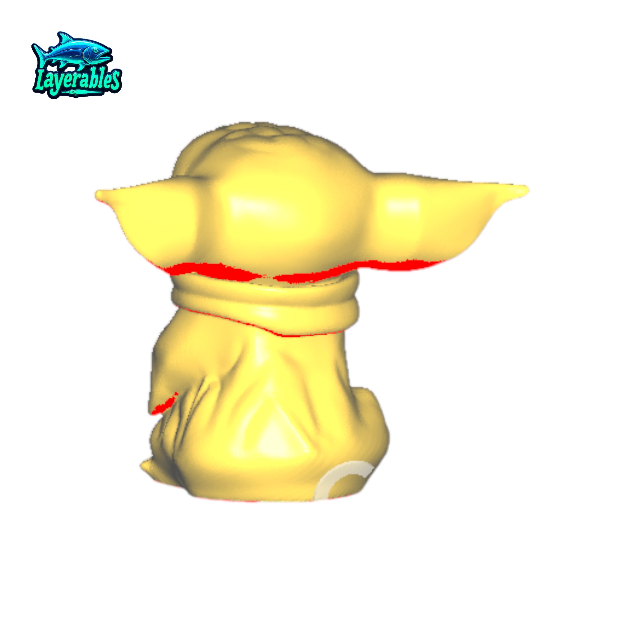 Baby Yoda STL – Chibi Alien Jedi Figure – 3D Printable Model Model