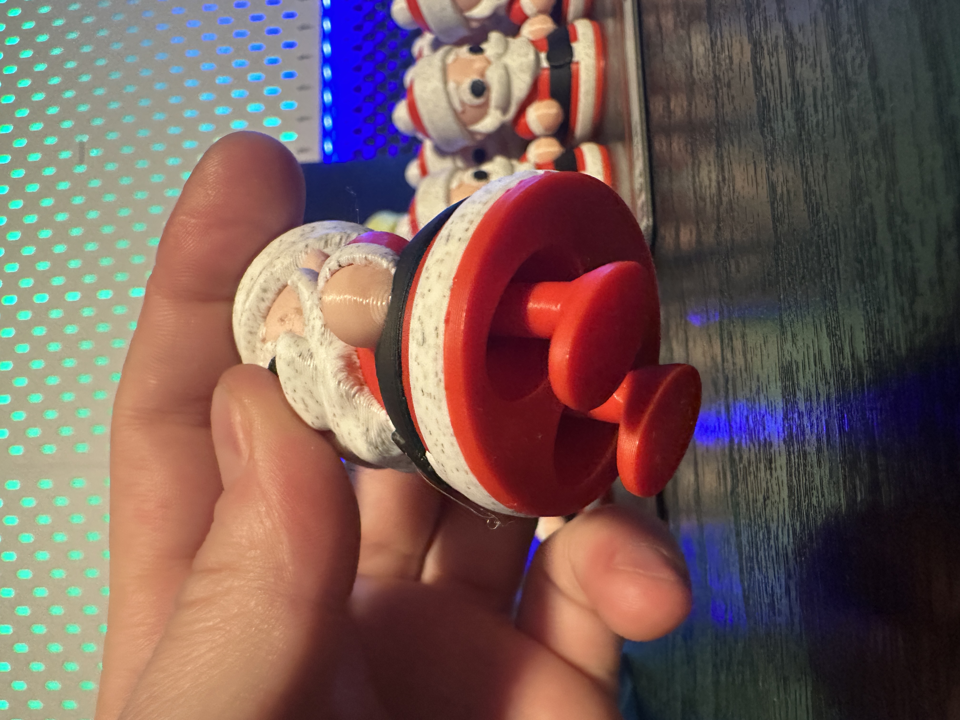 Dropdown Santa 3D STL Model — view 2