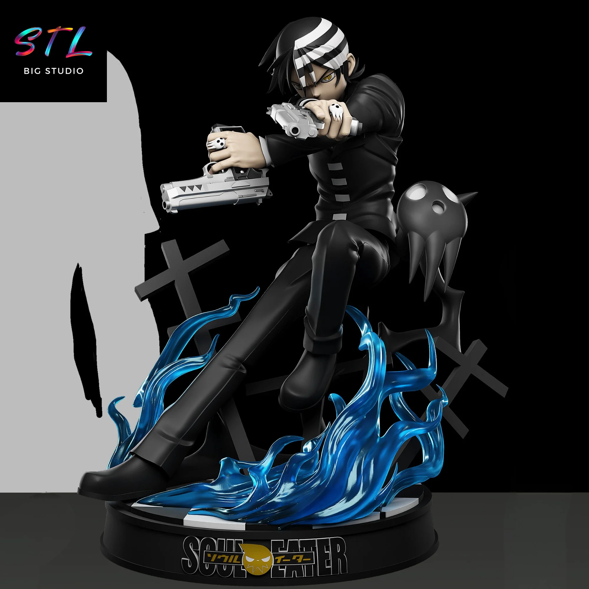Death the Kid STL | Soul Eater | 3D Printable Figure Model