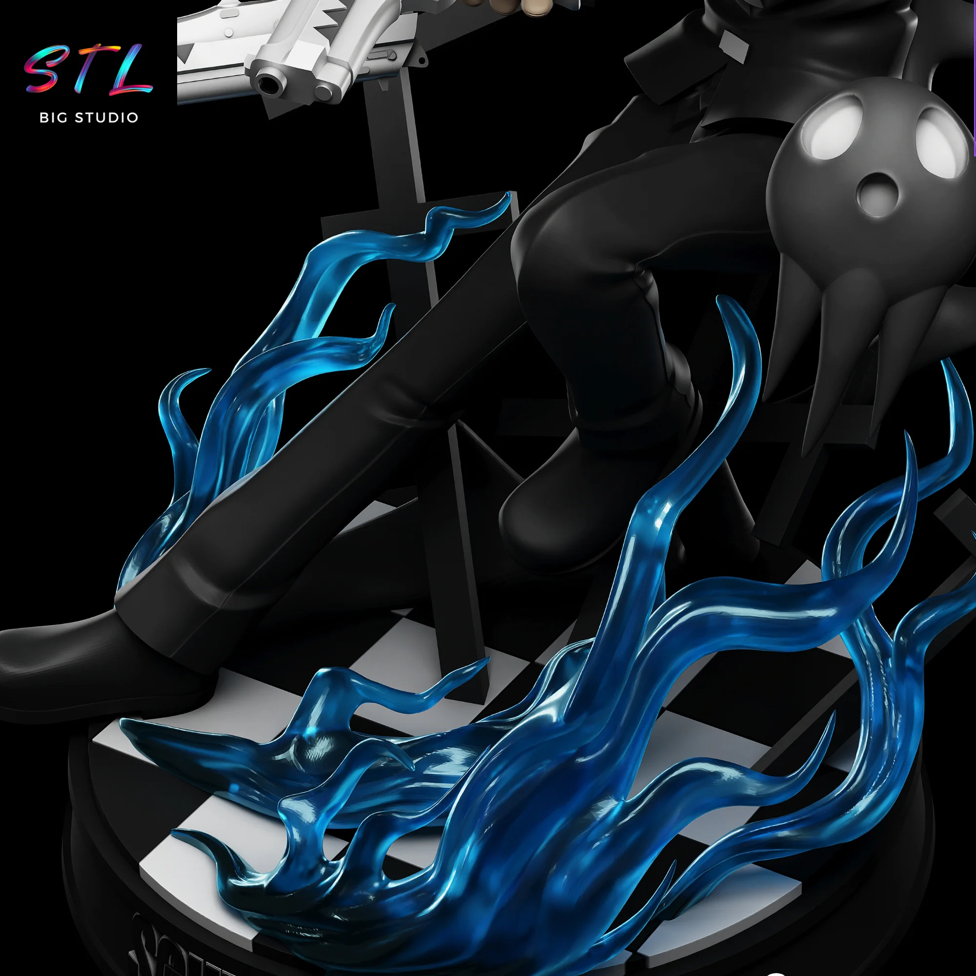 Death the Kid STL | Soul Eater | 3D Printable Figure Model — view 5