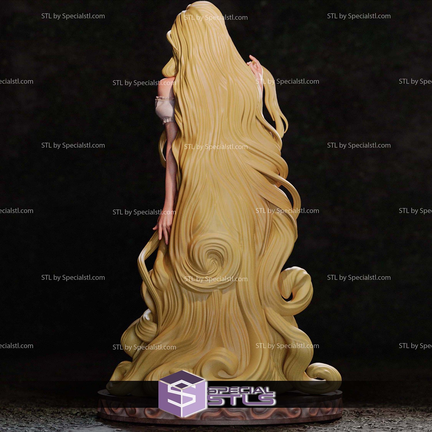 Rapunzel New Version V2 3D Printer Files STL Model — view 5