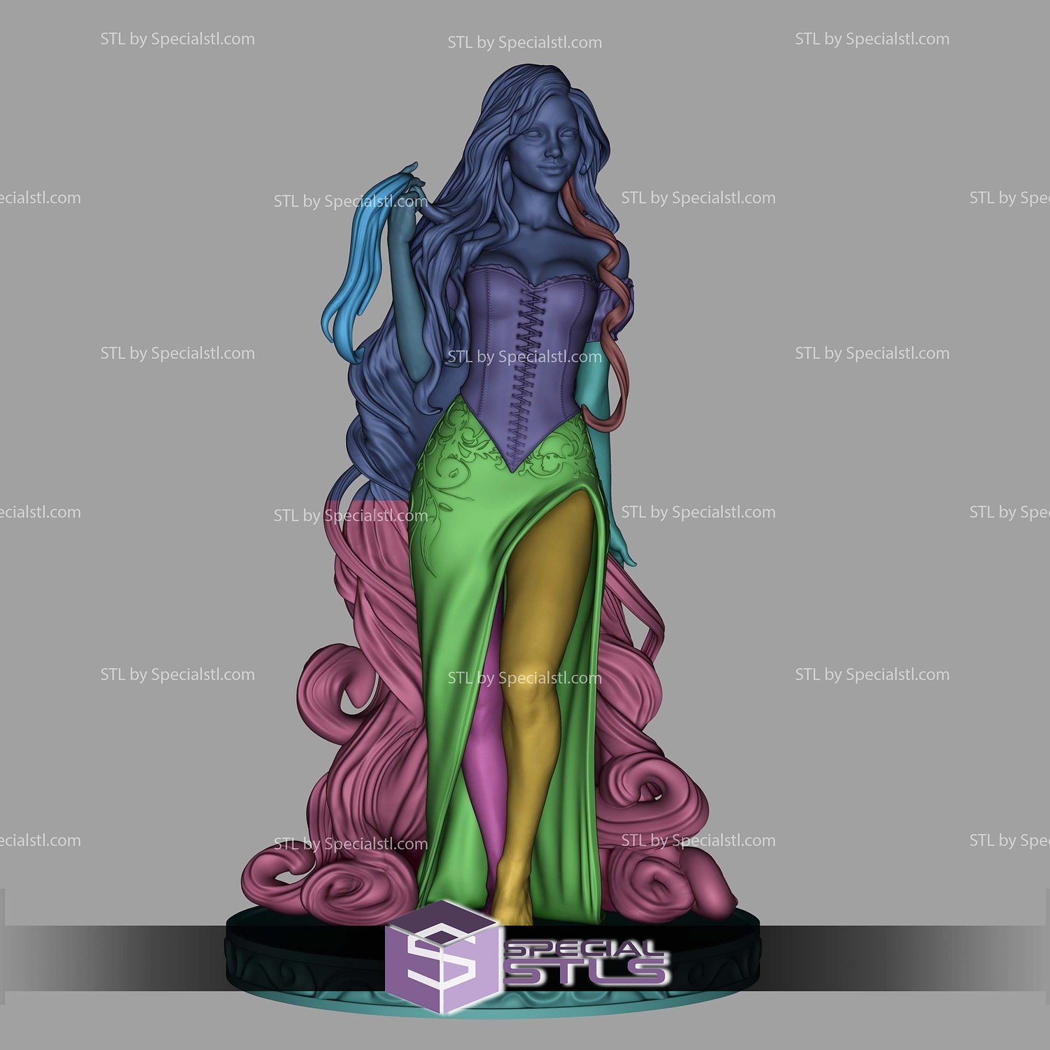 Rapunzel New Version V2 3D Printer Files STL Model — view 6