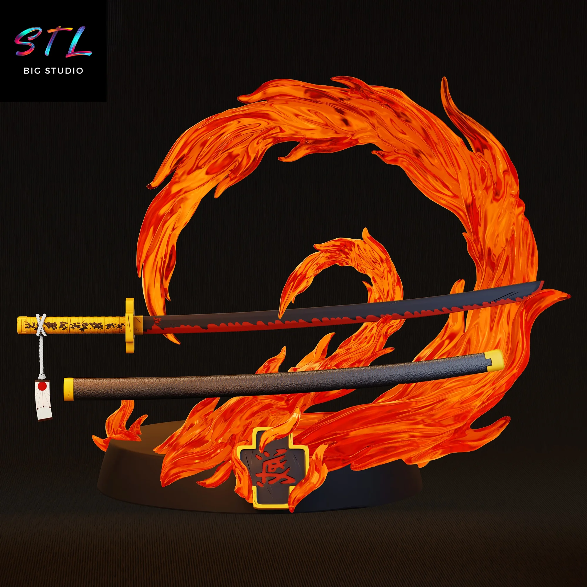 Yoriichi Tsugikuni STL | Demon Slayer | Figure for 3D Printing Model — view 5