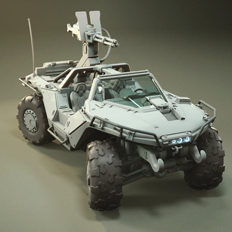 Warthog M12B 3D Printer Files | Assembly + Action STL Model