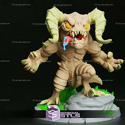 Chibi STL Collection - Deathclaw Fallout 3D Model