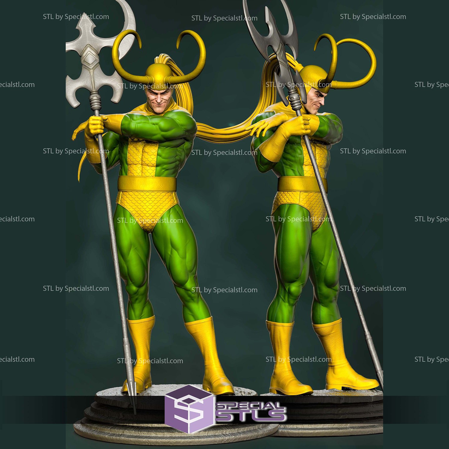 Loki Comics Standalone 3D Printer Files STL Model — view 3