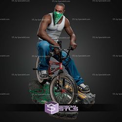 Carl Johnson GTA Bicycle 265mm STL Files 3D Model