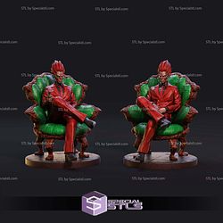 En Dorohedoro on Sofa STL Files 3D Model