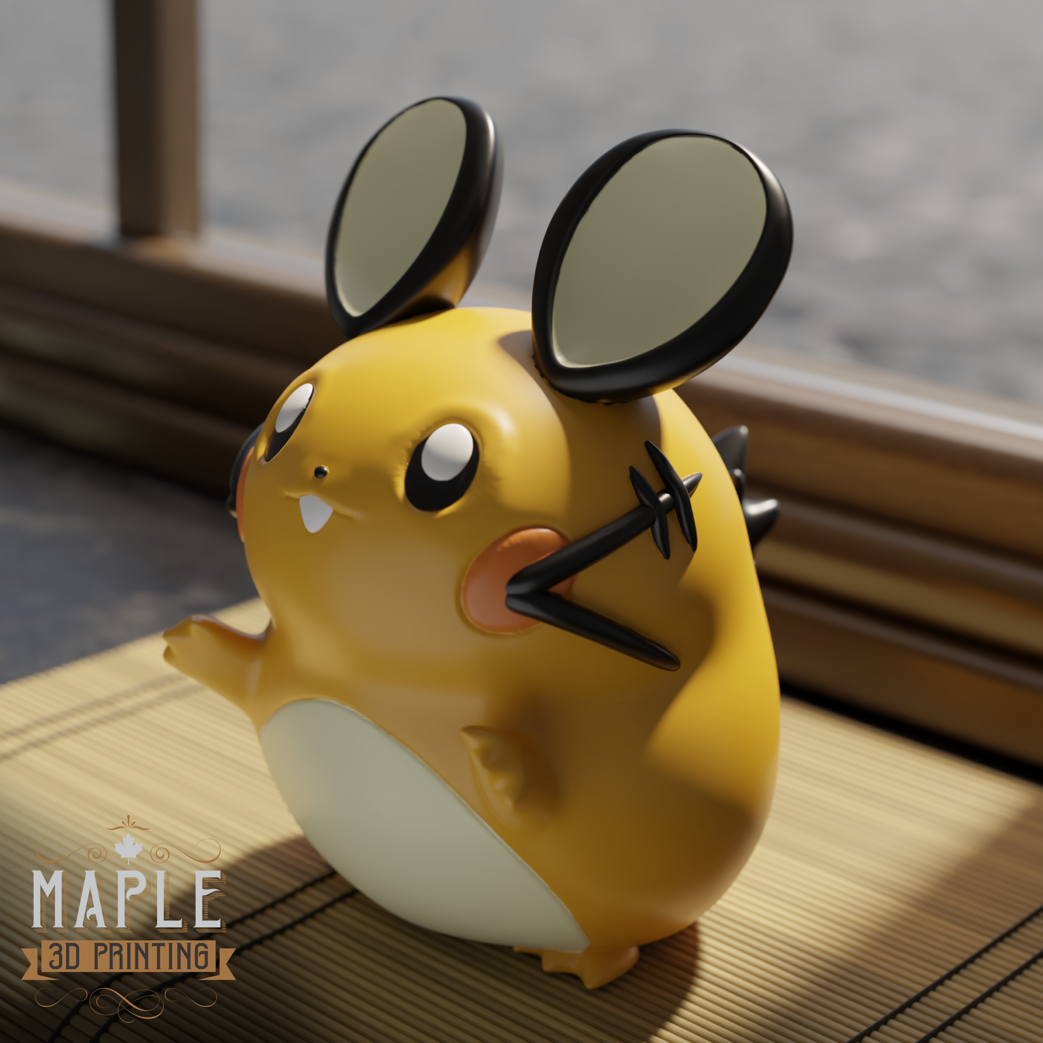 702. Dedenne - Basic & Ornamental 3D STL Model