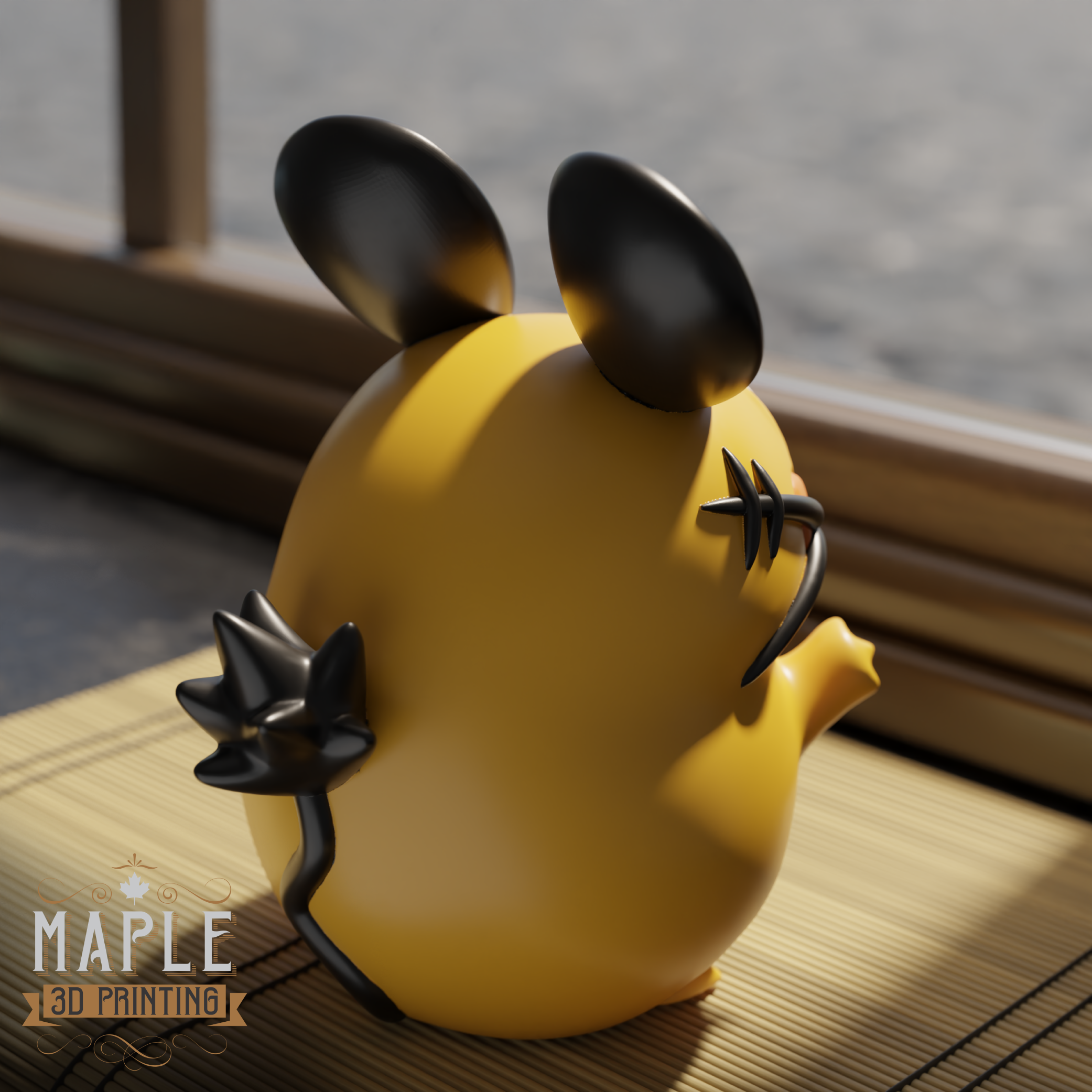 702. Dedenne - Basic & Ornamental 3D STL Model — view 2