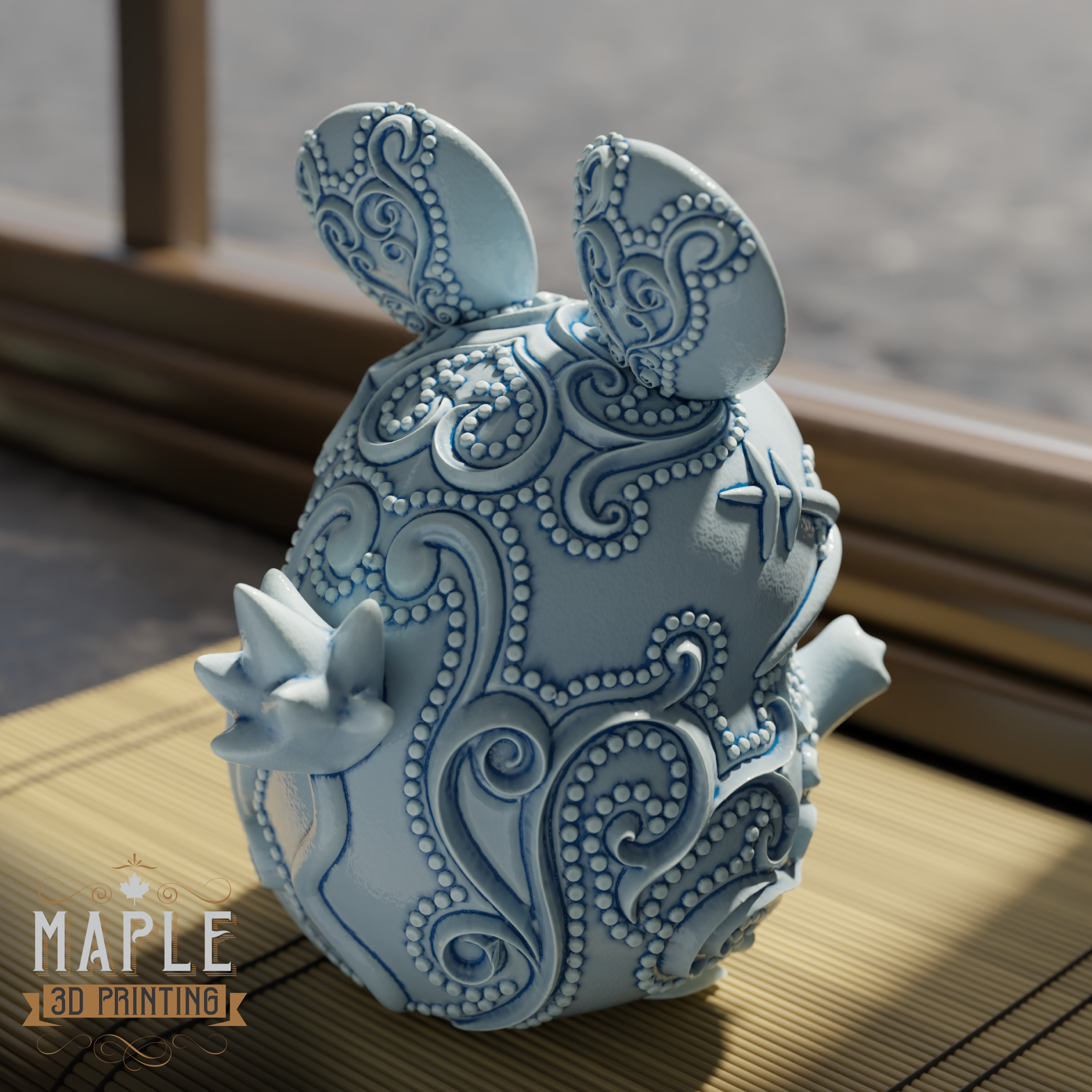 702. Dedenne - Basic & Ornamental 3D STL Model — view 4