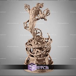 Captain Atom DC Hero STL Files 3D Model