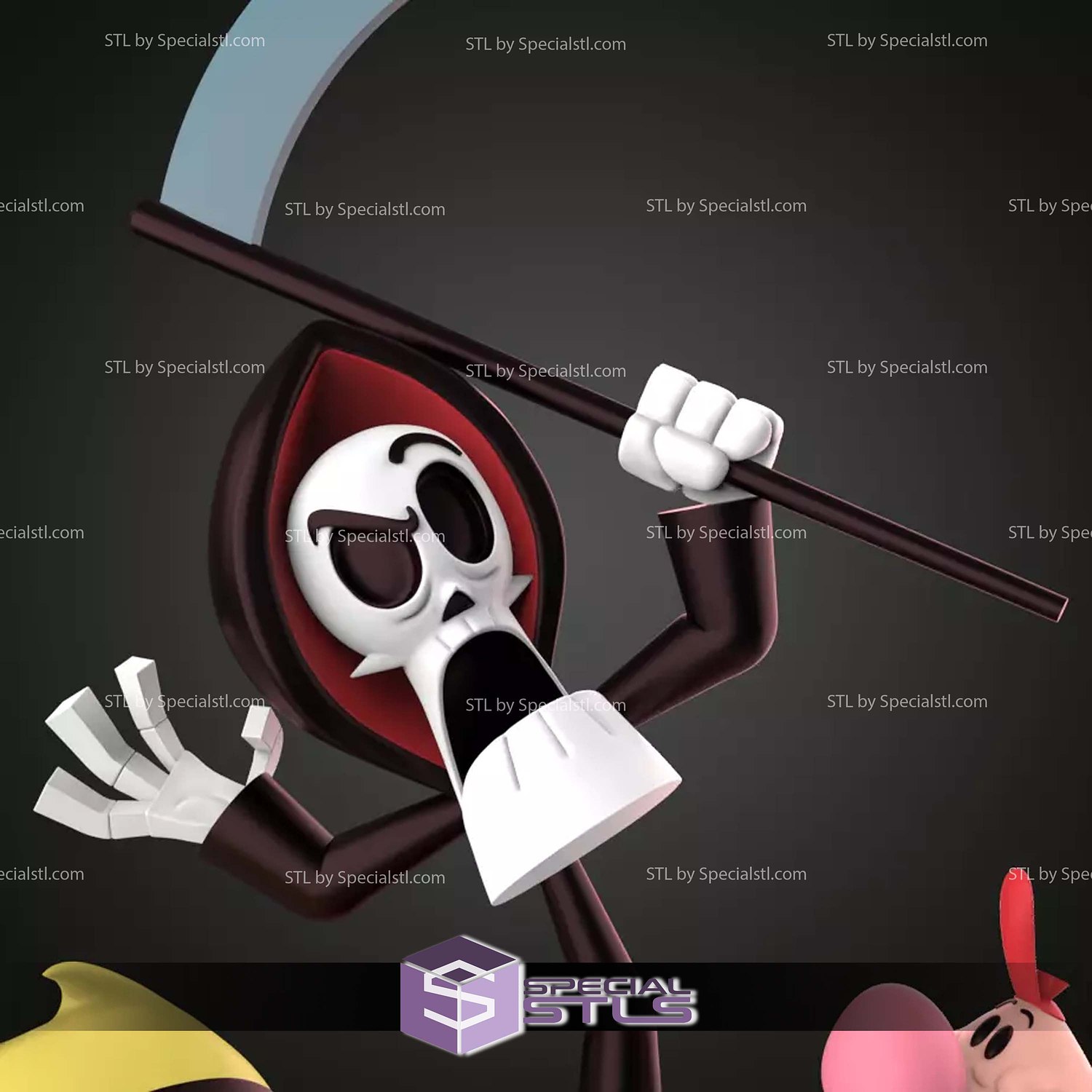 The Grim Adventures of Billy and Mandy STL Files 3D Model — view 3