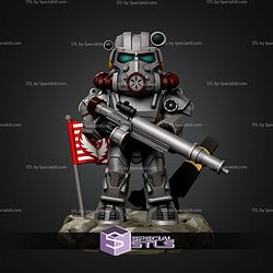 T-60 Fallout Chibi STL Files 3D Model