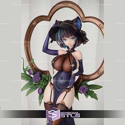 Cheshire Azur Lane Digital STL Files 3D Model