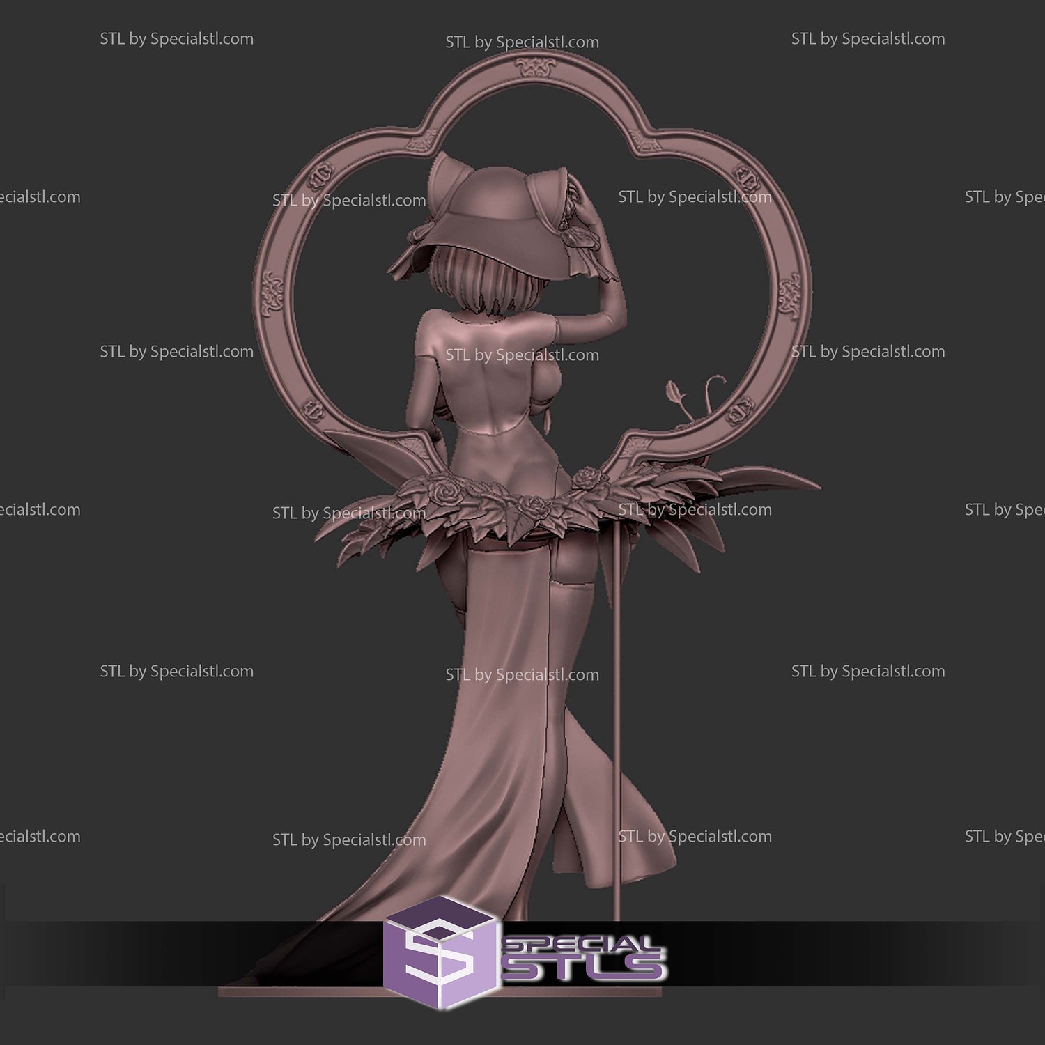 Cheshire Azur Lane Digital STL Files 3D Model — view 6