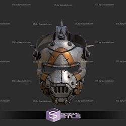 Cosplay STL Files Borderlands 4 Ripper Psycho Mask 3D Model