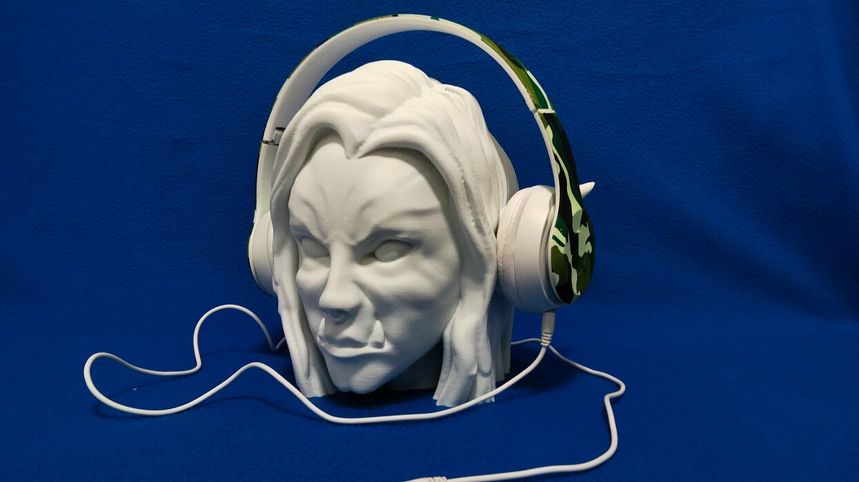 BUSTO ORCA GUAPA 3D STL Model — view 3