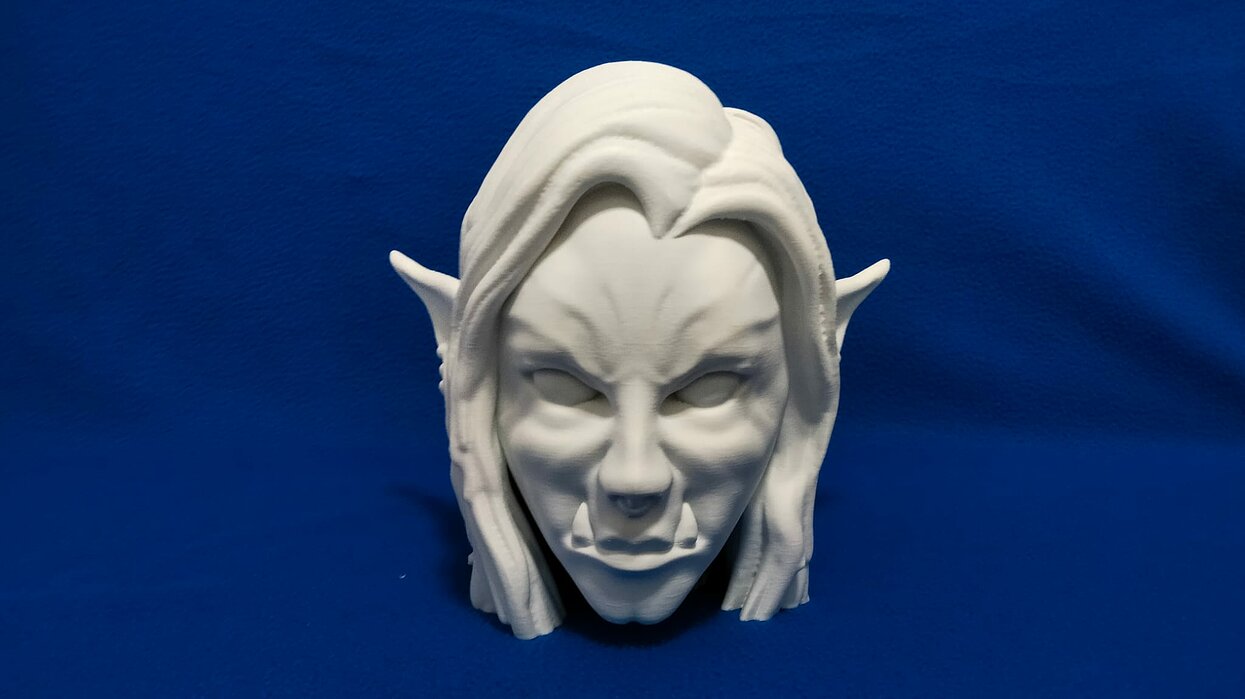 BUSTO ORCA GUAPA 3D STL Model — view 4