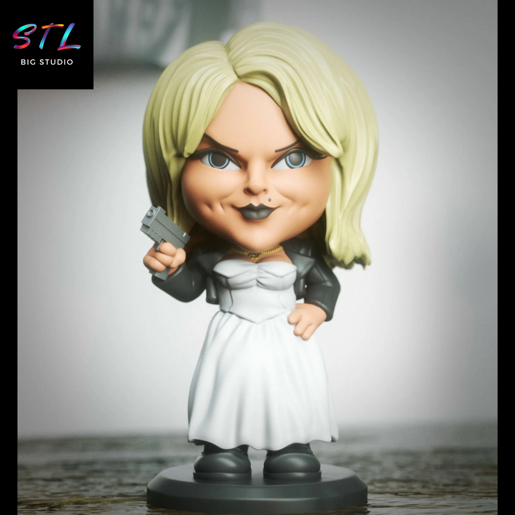 Tiffany Valentine Chibi STL | 3D Printable Model Model