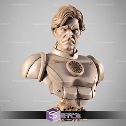 Ironman Comics Portrait Bust 3D Printer Files STL Model
