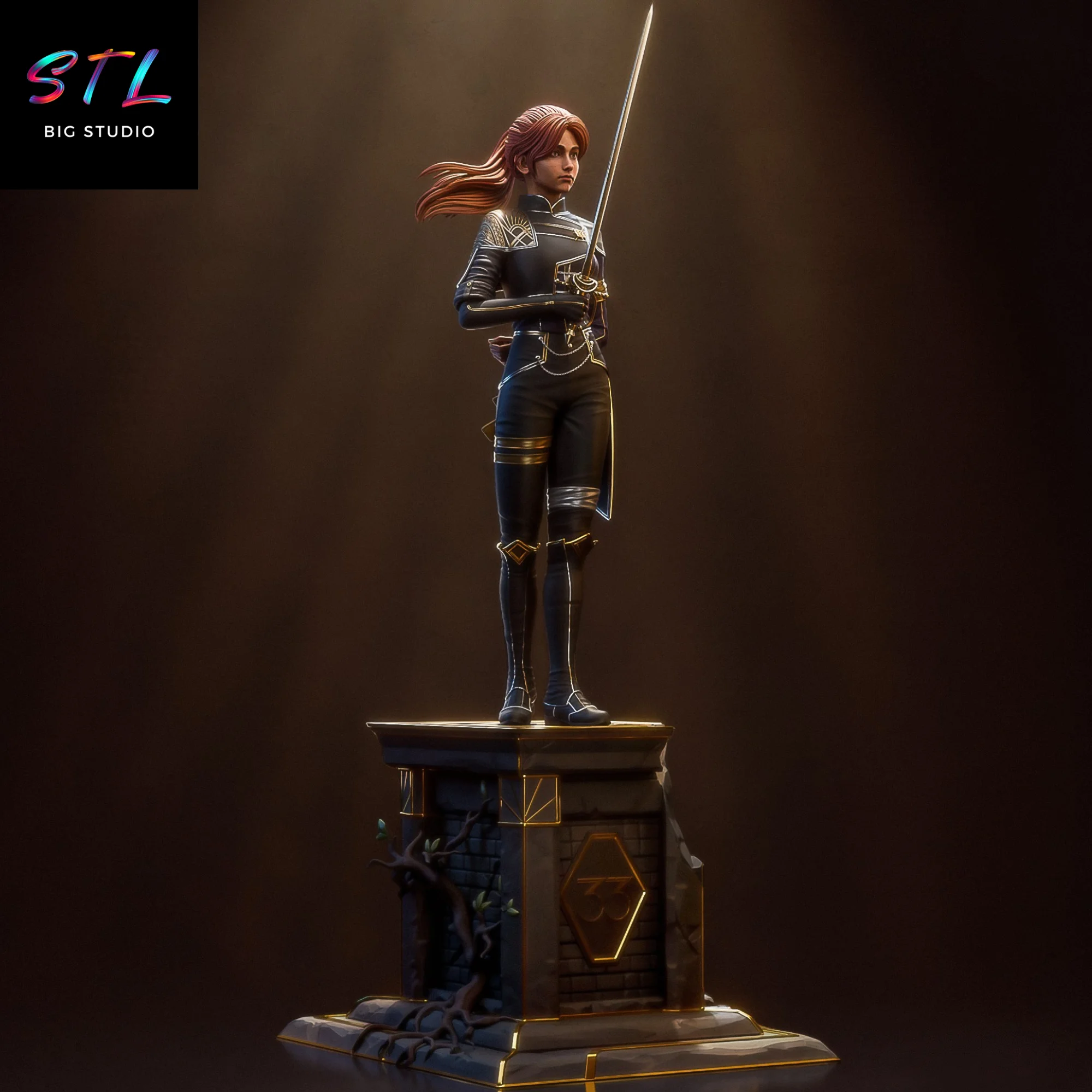 Maelle STL | Clair Obscur: Expedition 33 | Figure for 3D Printing Model — view 2