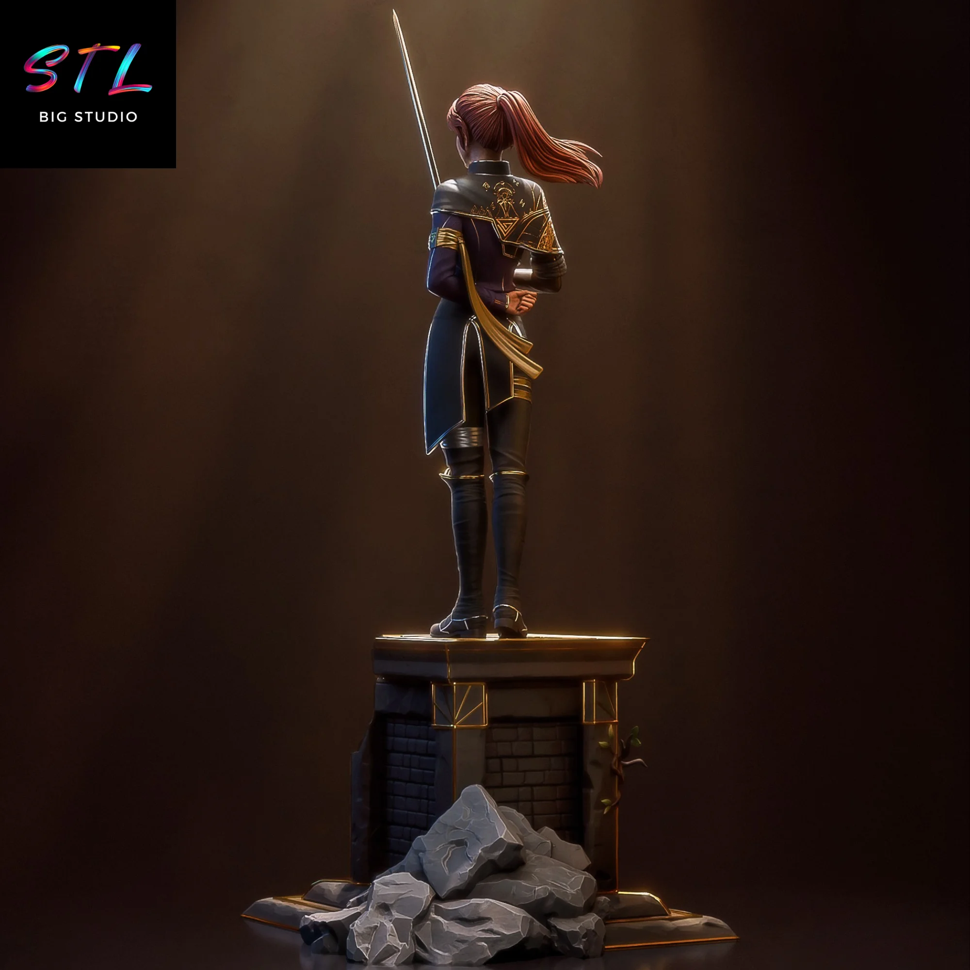 Maelle STL | Clair Obscur: Expedition 33 | Figure for 3D Printing Model — view 4
