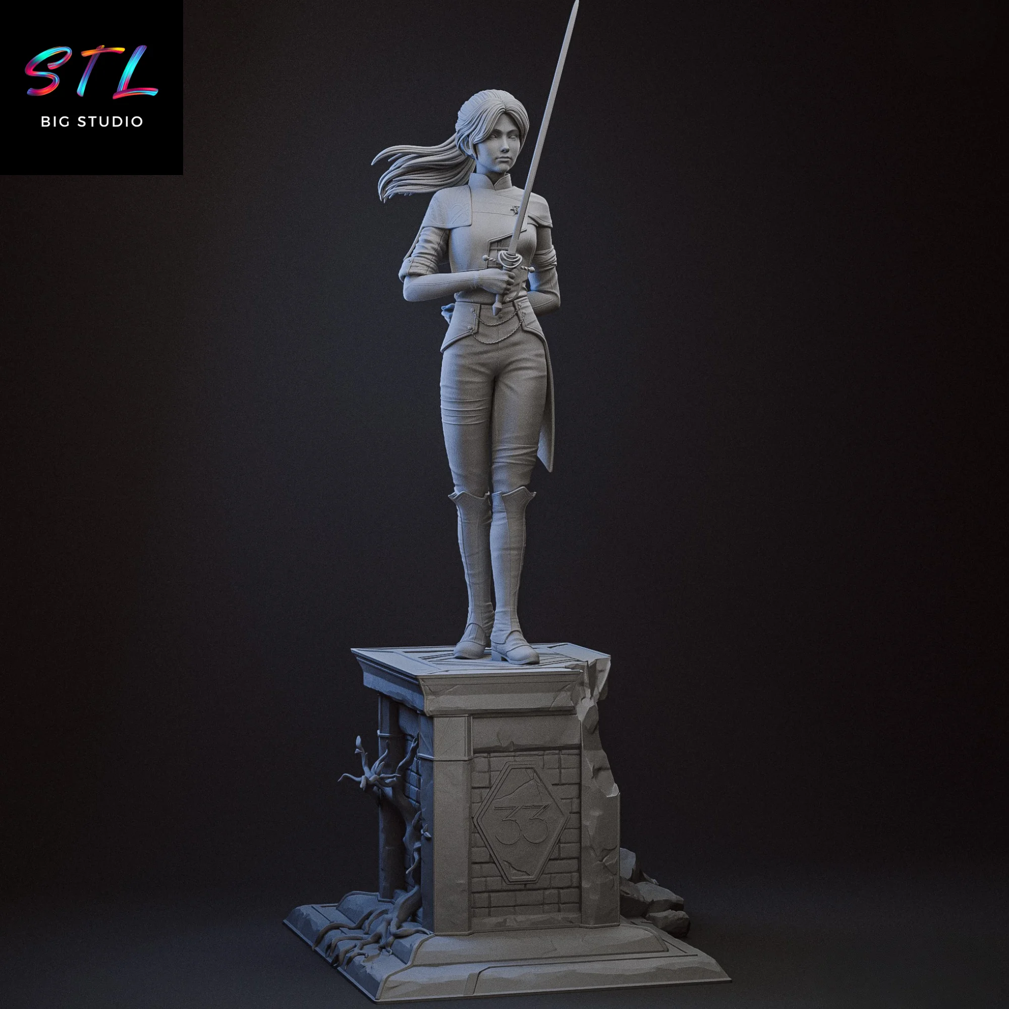 Maelle STL | Clair Obscur: Expedition 33 | Figure for 3D Printing Model — view 6