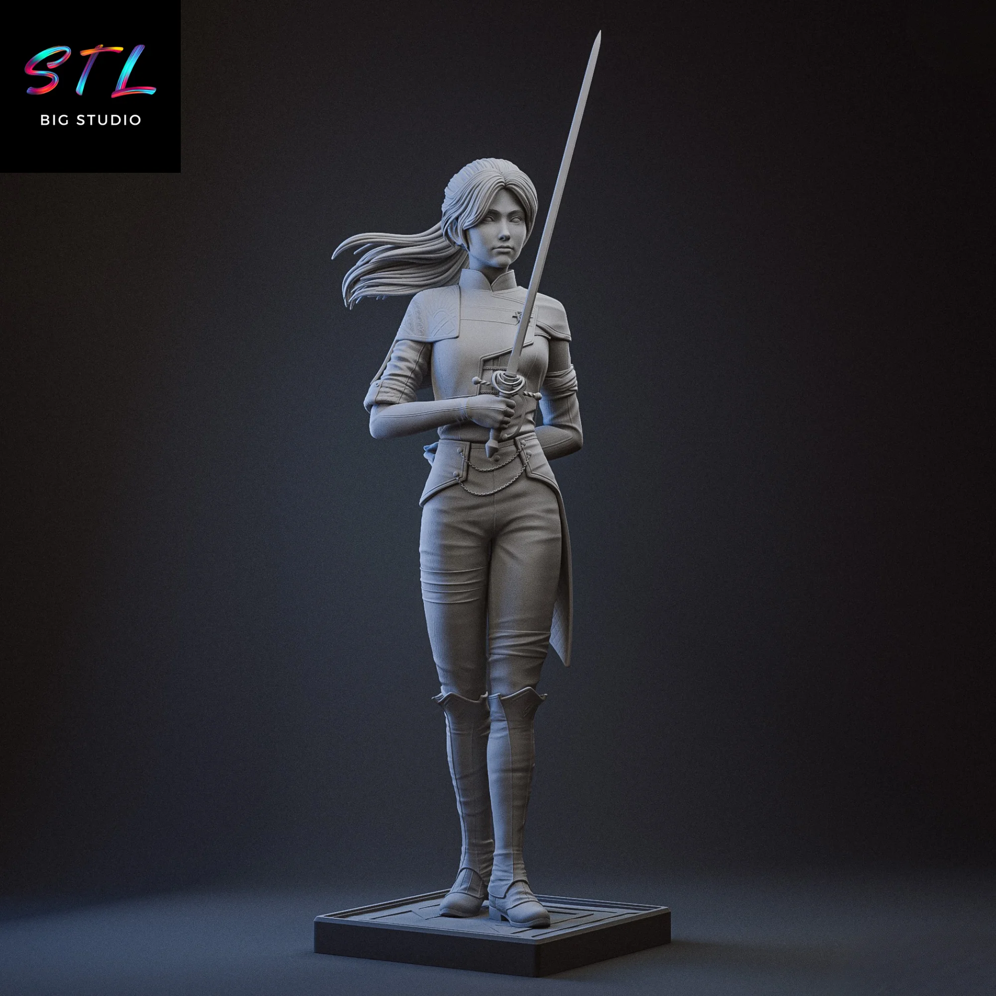 Maelle STL | Clair Obscur: Expedition 33 | Figure for 3D Printing Model — view 7