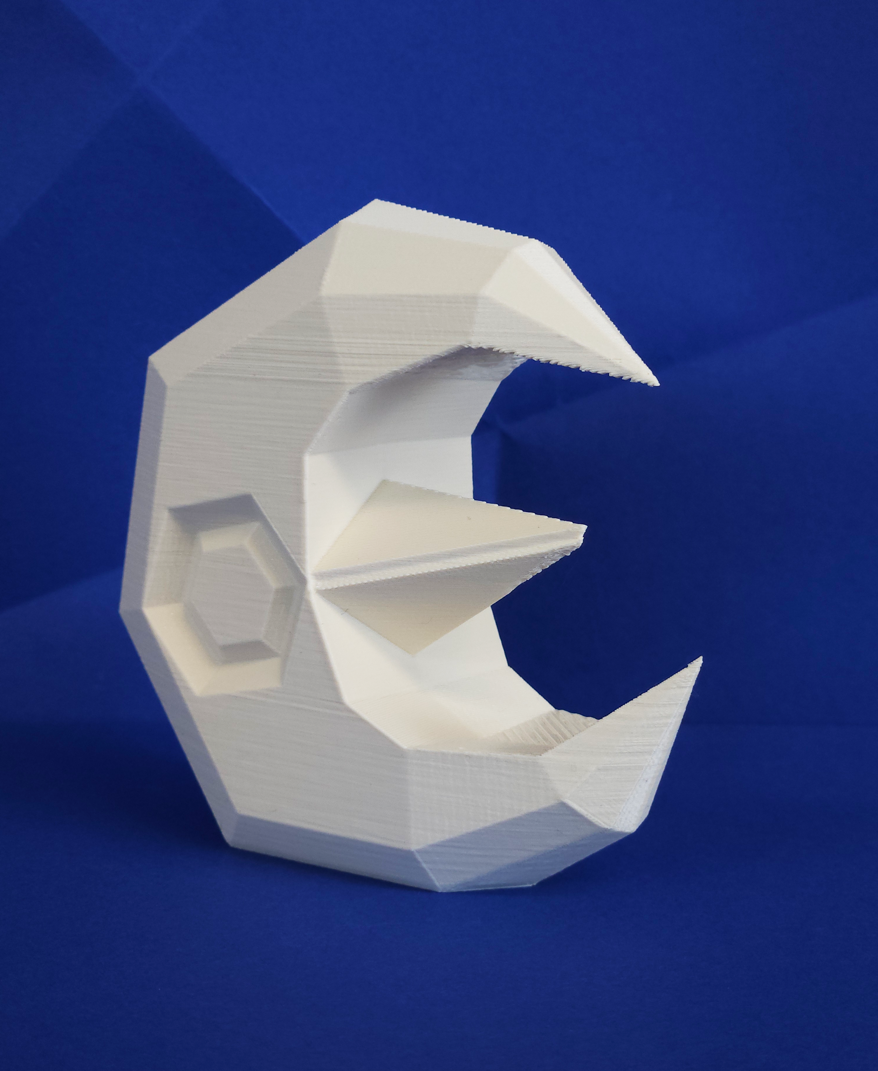 Lunatone Low Poly Pokemon 3D STL Model